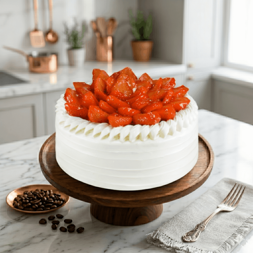 Strawberry cake